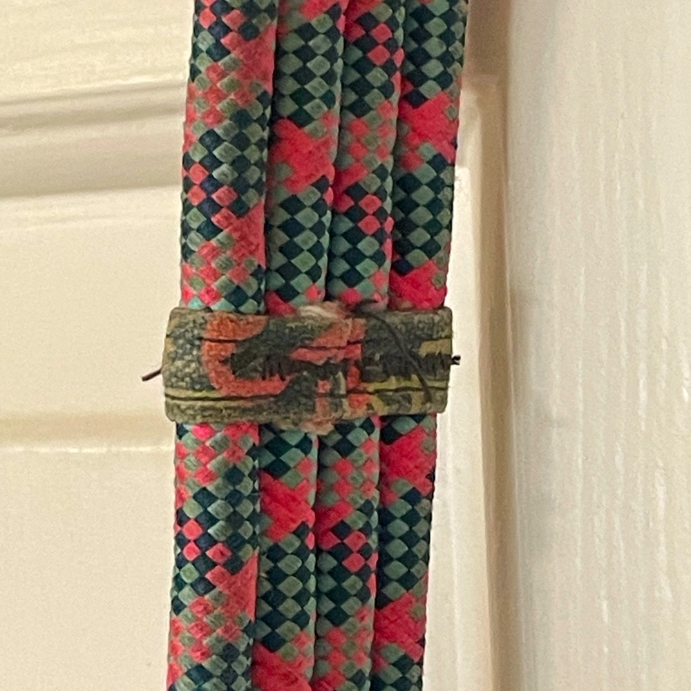 Kavu rope bag with flamingo pattern